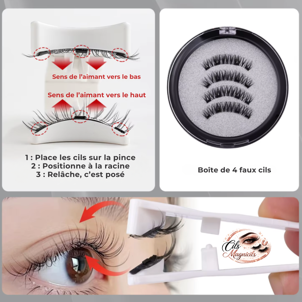 Cils Magnétiques – Sans Colle, Réutilisables, Effet Naturel