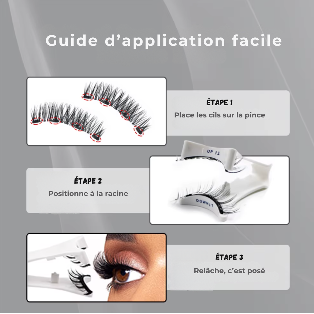 Cils Magnétiques – Sans Colle, Réutilisables, Effet Naturel