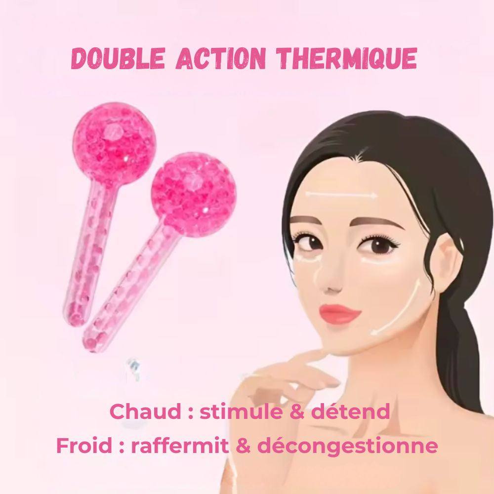 Roller Visage Cryo & Thermique – Effet Chaud & Froid